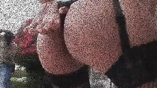Siyah iç çamaşırlı ve çoraplı şehvetli bir esmer Lexington Steele'in büyük siyah yarağının tadını çıkarıyor