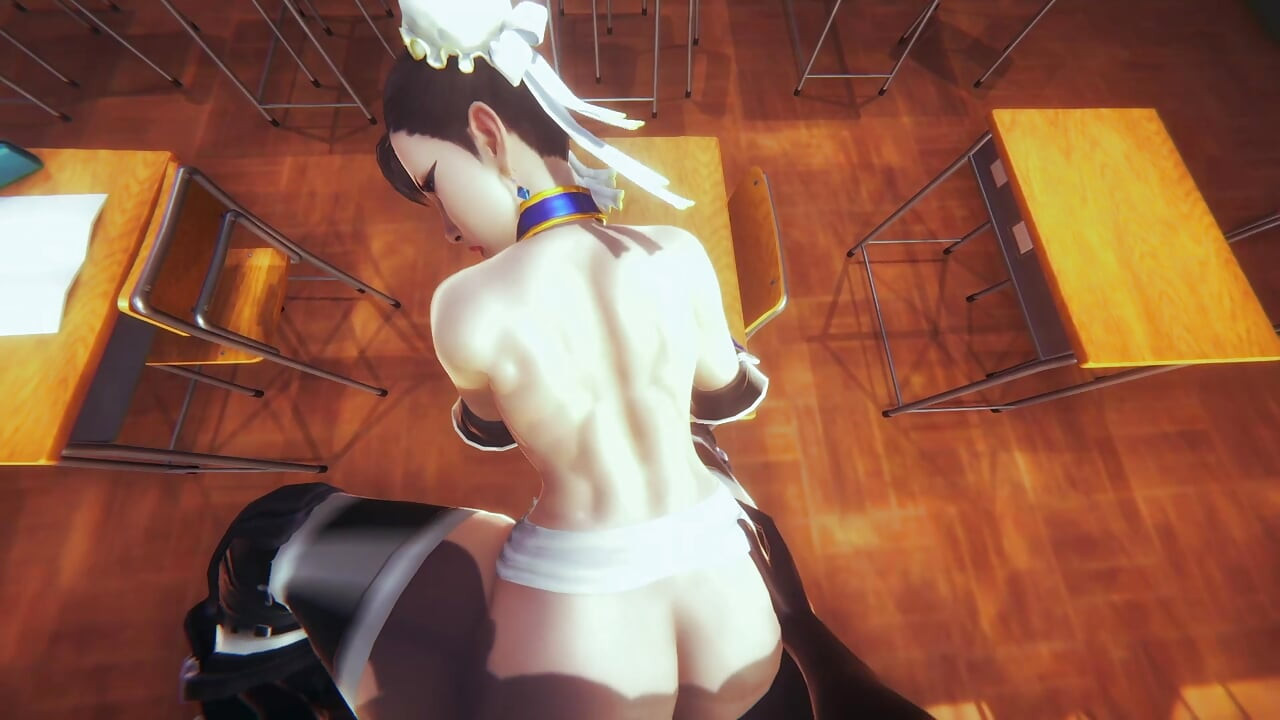 ΧΟΝΤΡΌΣ CHUN-LI ΓΑΜΆΕΙ ΜΕΓΆΛΟ ΜΑΎΡΟ ΠΟΎΤΣΟ