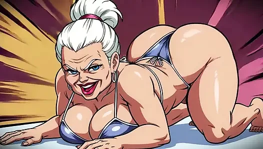 Cuplikan video menggoda sensual Ai cartoon