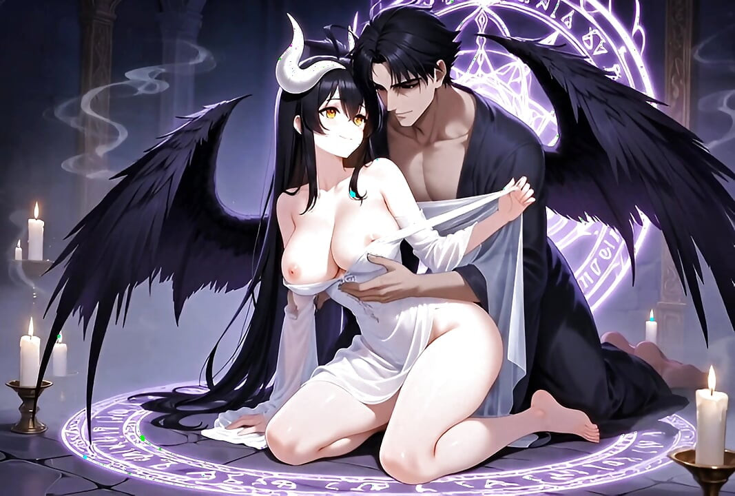 Albedo Succubus Magical Bonding Ritual Passionate Creampie Devotion Fantasy