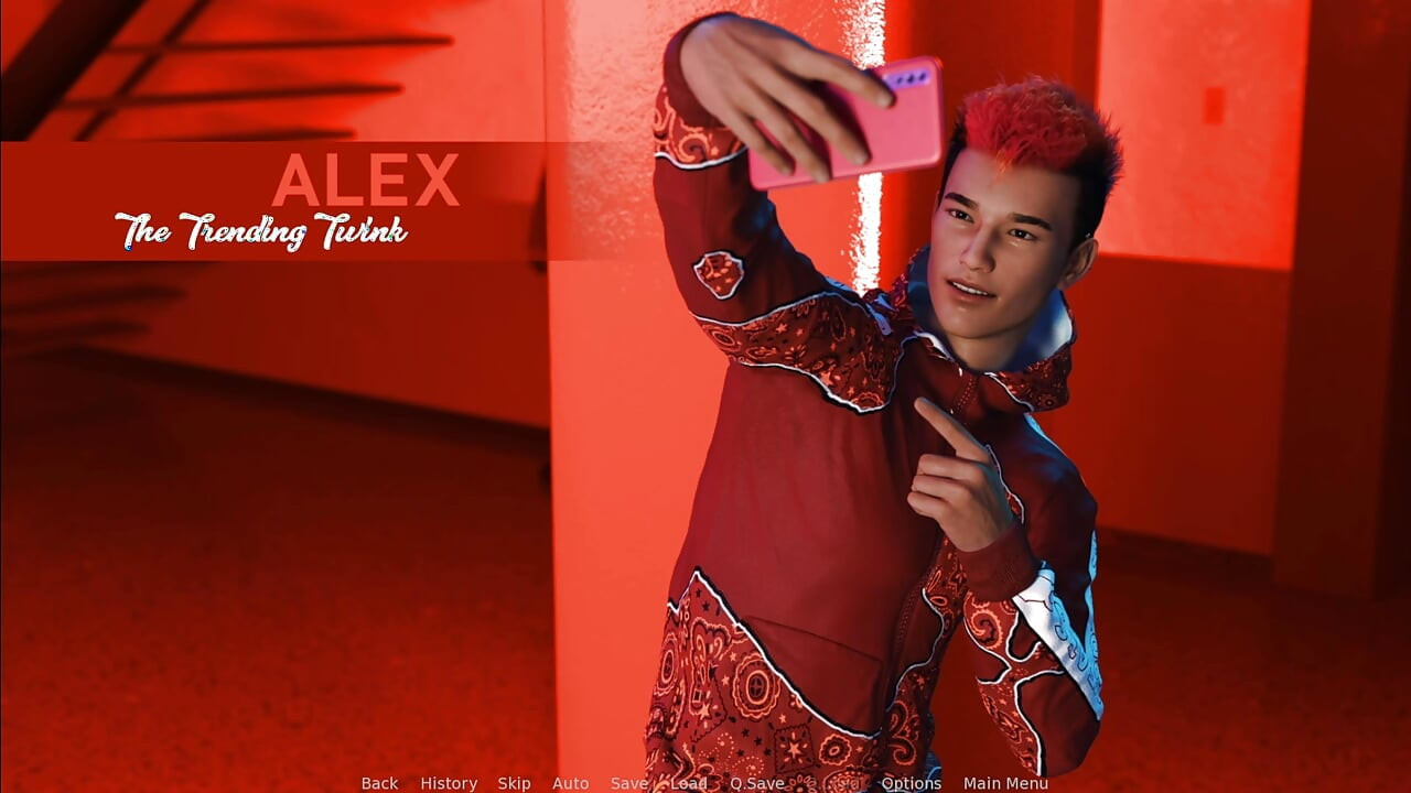 Alex : The Trending Twink - A Productive Convo with Orange Haired Gamer Guy