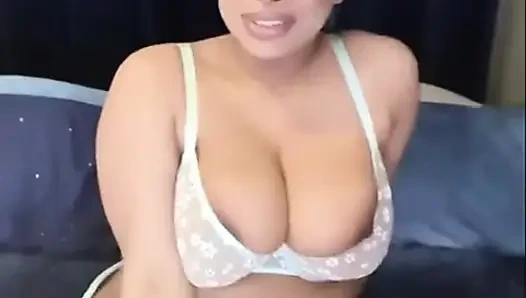 Busty Ebony Girl Getting so Nasty and Squirting From Her New Toy
