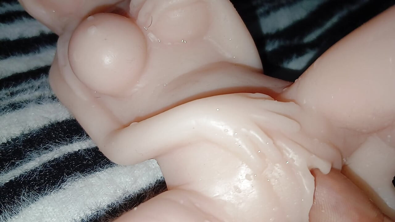 Ultra Lifelike Silicone Doll POV - 4K Solo Toy Session