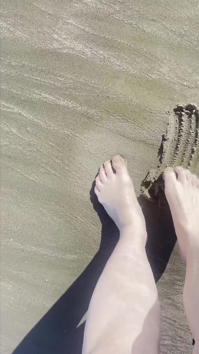 Beach Feet Teasing