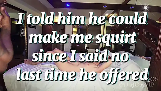 Ateşli evli kadın yatmadan önce büyük zenci yarağının içine boşalıyor ve sulanıyor