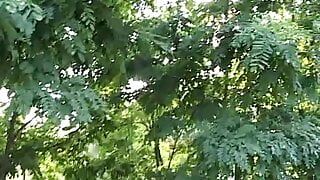 Chiara and her friends fuck in the woods in a threesome sex