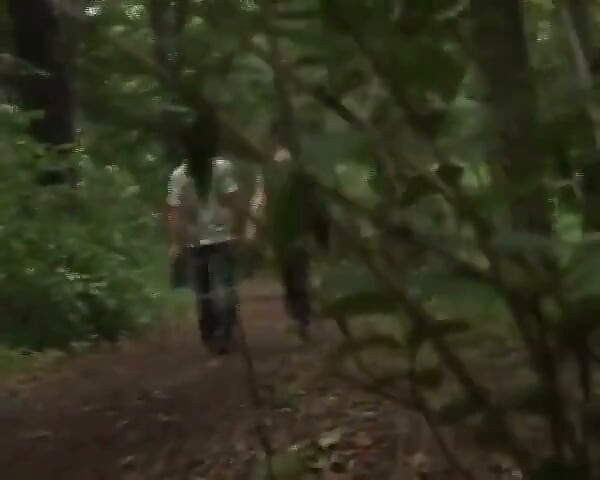 Brunette Chick From Germany Gets Banged in the Woods