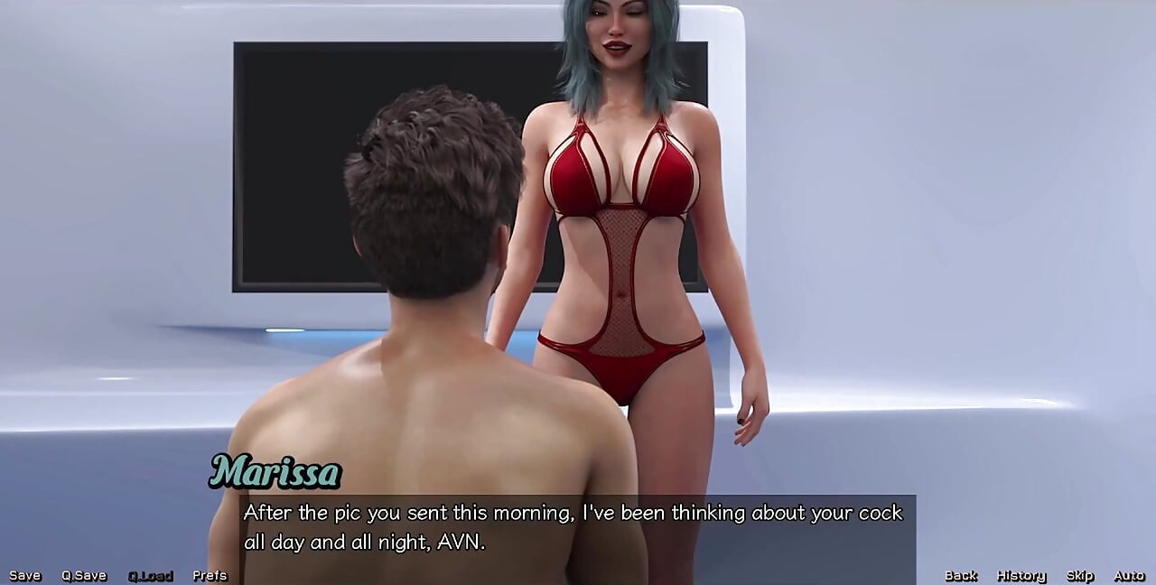 Stranded in Space - Sasha Flashing Her Big Tits