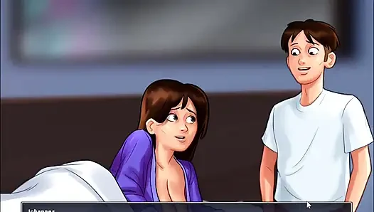 Summertime saga - Johannes got Jenny pregnant.