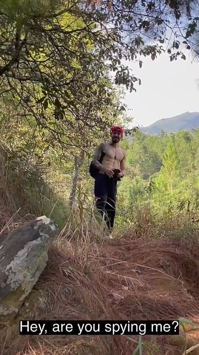 A Sexy Teen Girl Records Me When She Does Me a Blowjob in the Middle of a Public Forest