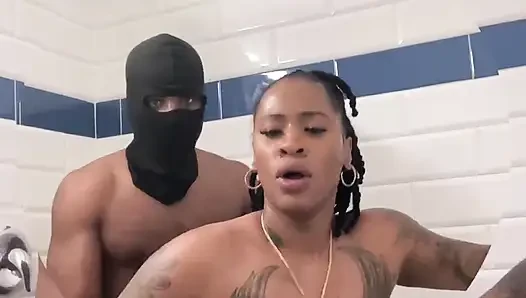 Big titty big booty Sex Goddess gets fuck hard in shower!
