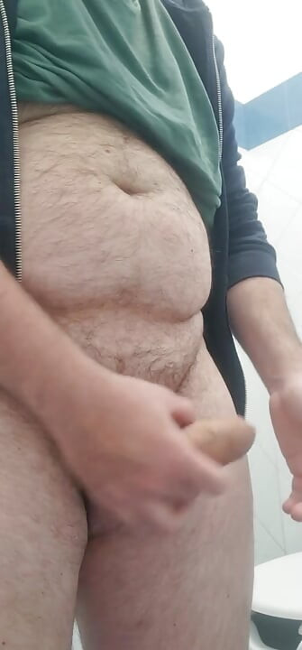I masturbate in a public bathroom
