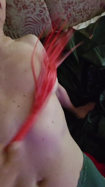 Slave Gets Her Horny Tits Whipped Gently and Eroticly