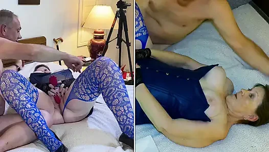 Nine Carmen'in mavi melek striptizci emiyor, yalıyor ve sikişiyor! 72323fap