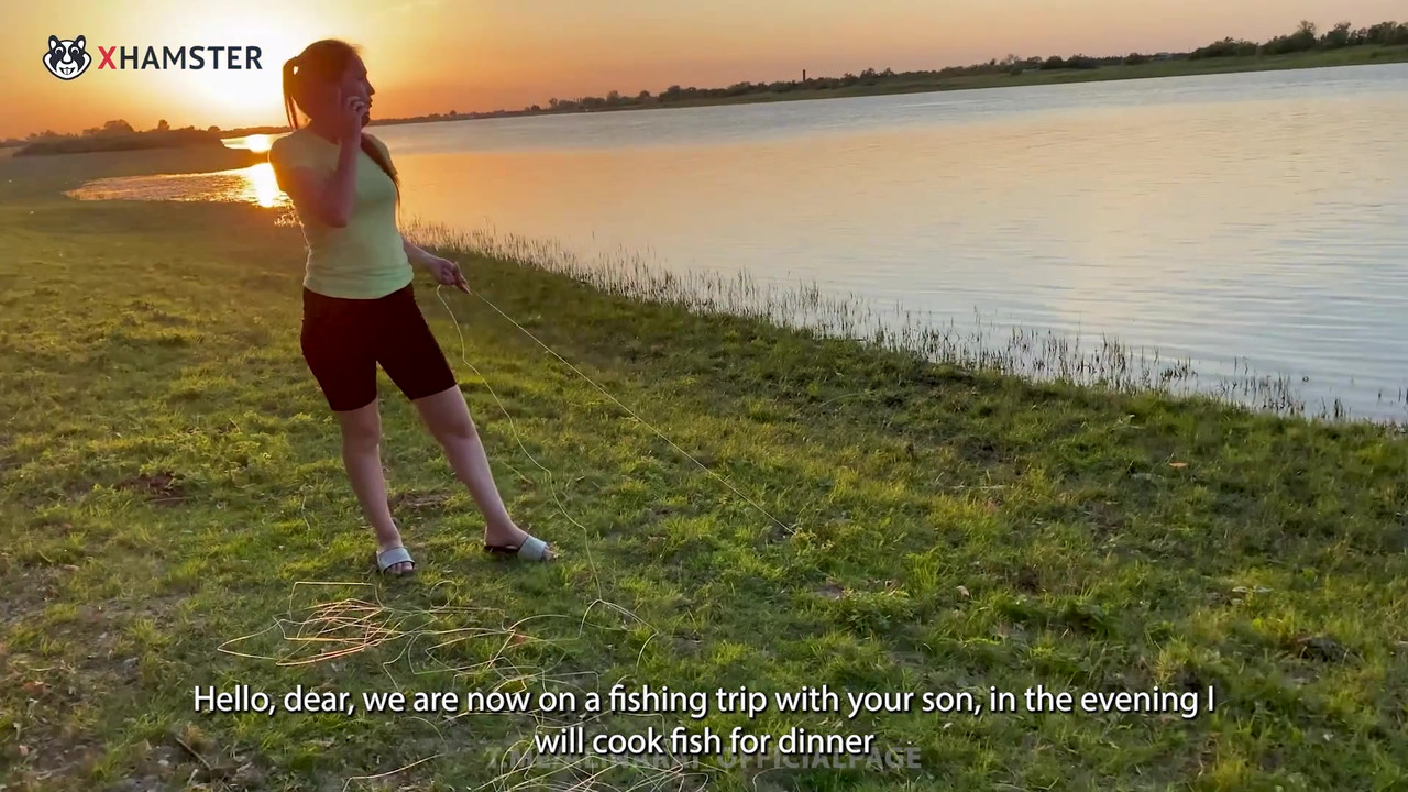 - 学习如何钓鱼。继母教继子钓鱼等等