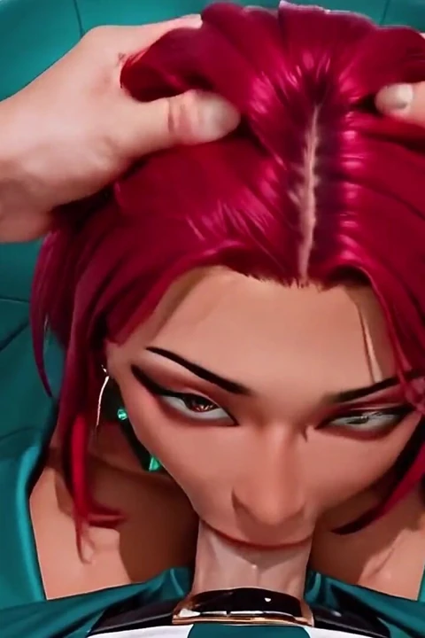 Redhead Secretary (ai-animated)