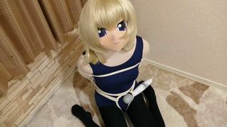 Связывание Kigurumi с вибратором 2