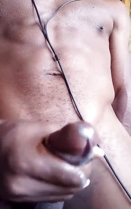 Stroking BBC Cum Ends up on the Floor