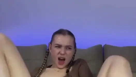 Anal with Huge BBC Dildo