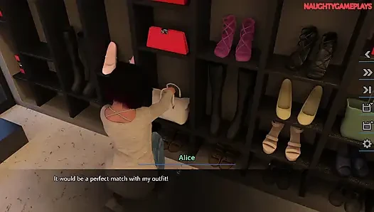 Dream of Desire (bölüm 07) lewdlab tarafından - üvey annenin büyük göğüslerine losyon koy