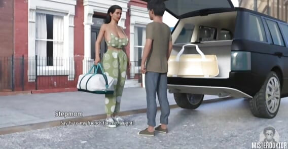 Visual Novel Gameplay jogando 3d