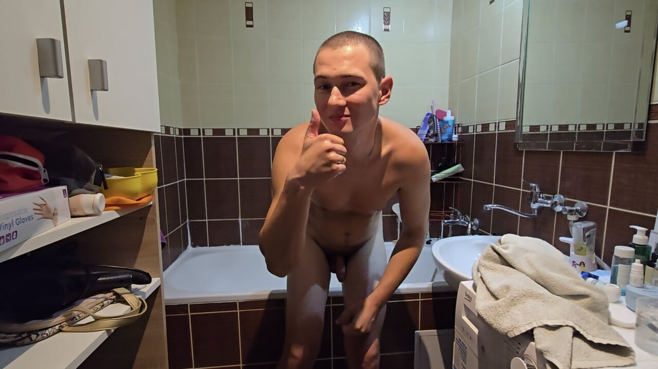 Sexy Guy Showering and Shaving for You - Intimate Solo Moment