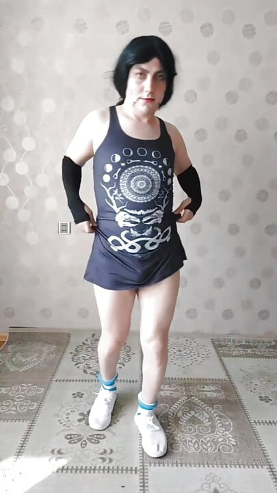 Dark Shemale gorąca nastolatka dziwka klub