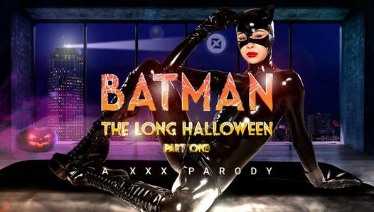 Vrcosplayx Kylie Rocket en tant que Catwoman sait comment faire de Batman une coopérative dans le long porno VR d'Halloween