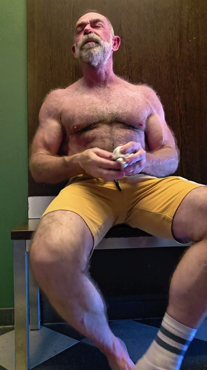 Hairy Bear Undresses