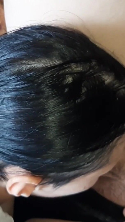 Iconic moment from "My girlfriend hot and passionately licks my hairy pussy"