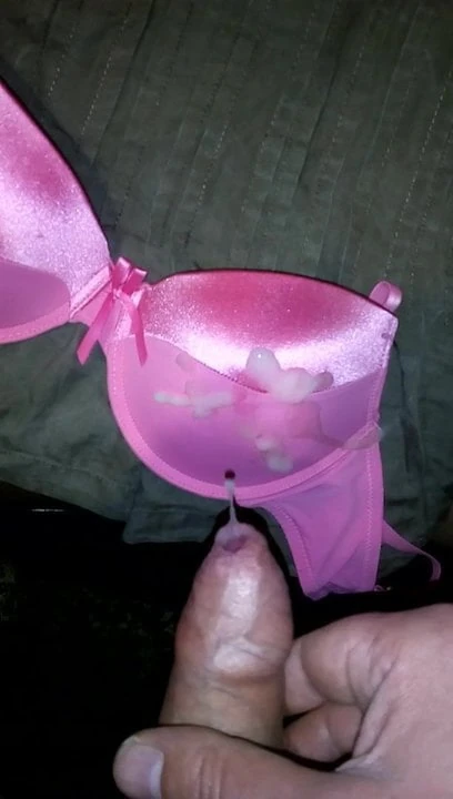 cum satin bra