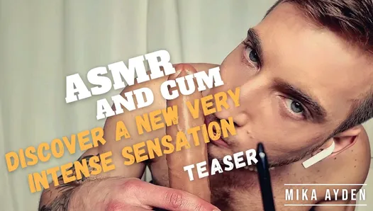 ASMR AND CUM Discover a new intense sensation - Wear headphones!!!