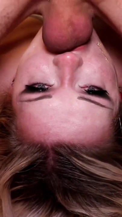 Blonde Russian Teen Slut Gets Facefucked and 69 Throatpie | Clip 2