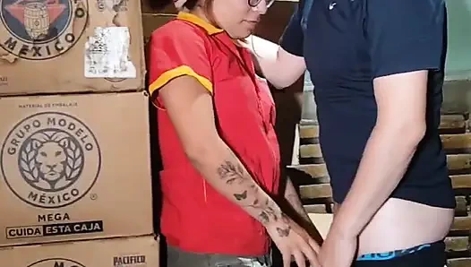 I the cashier at the store in the cellar