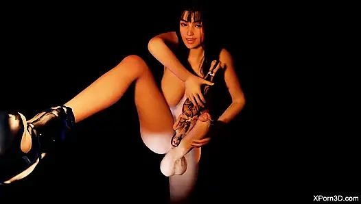 Futa giantess kızı seks oyuncağı olarak kullanıyor dev futanari hakimiyeti