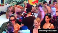 Bisexual pornstars fucking hard in a club