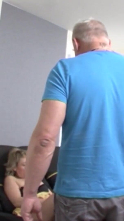Captivating moment from "Deutsche Omi mit richtig geilen wackel Titten wird von Ex gebumst"