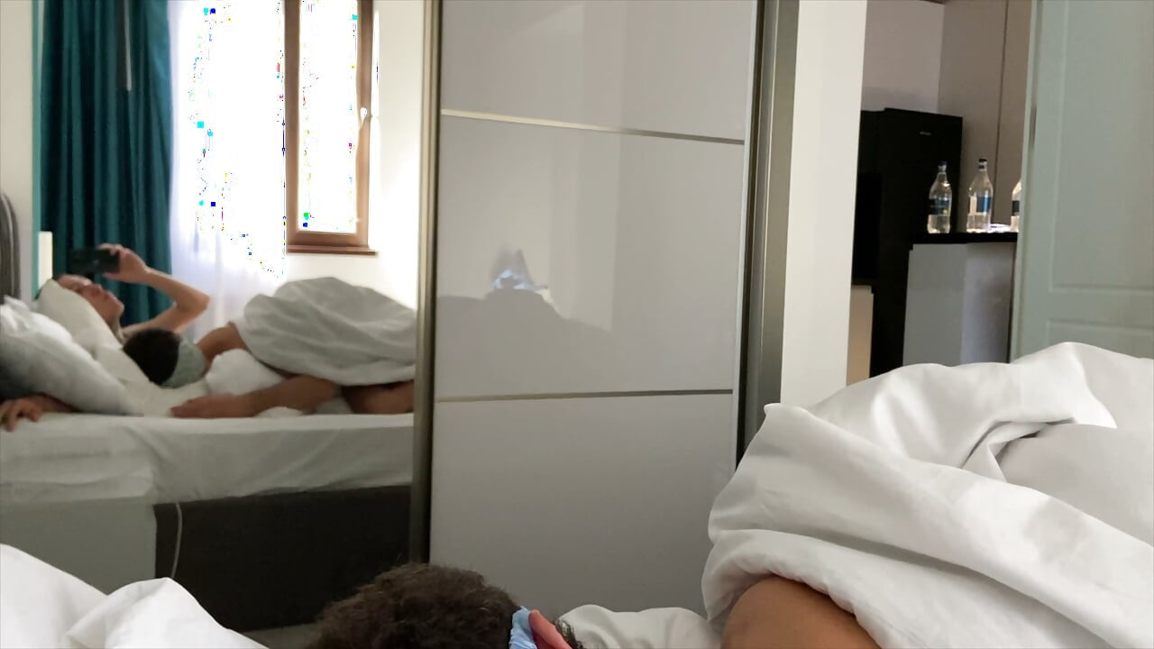 Morning Hard-On Next to My Boyfriend Turns Into Bareback Riding