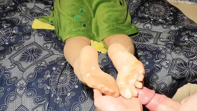 Cum on feet #3