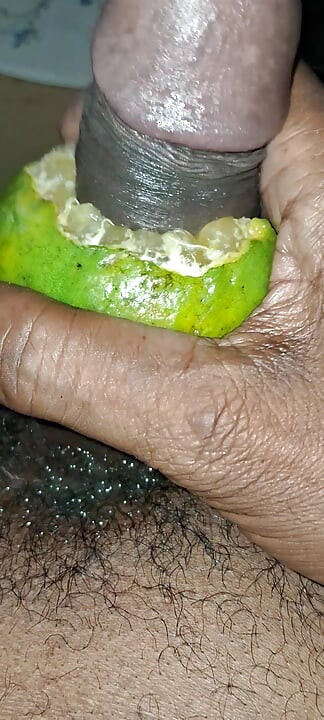 Napumpavanje naranče i svršavanje