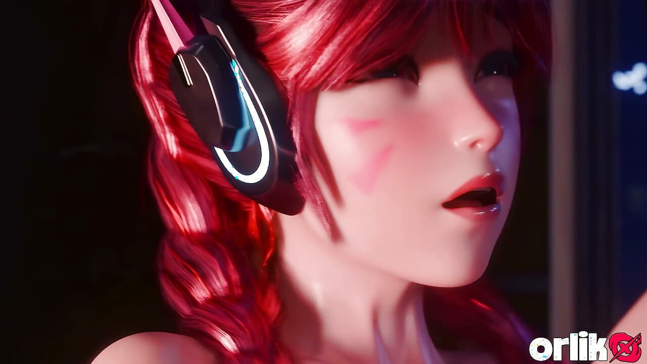 Horny D.va Fucks in the Washroom - Overwatch 3D Animation