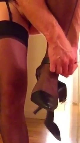 Slipping in & out of something a little  more comfortable