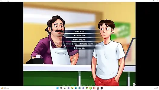 Yaz mevsimi efsanesi - Johannes ve Erik Iwanka'yı izledi, Iwanka Johannes'e kamerada sakso çekti