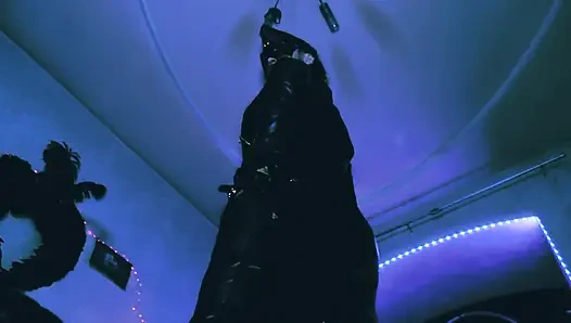 Mistress Eva Latex full leather fetish boots domina uniform bdsm kink hot milf