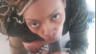 Mature black couple getting they fuck on