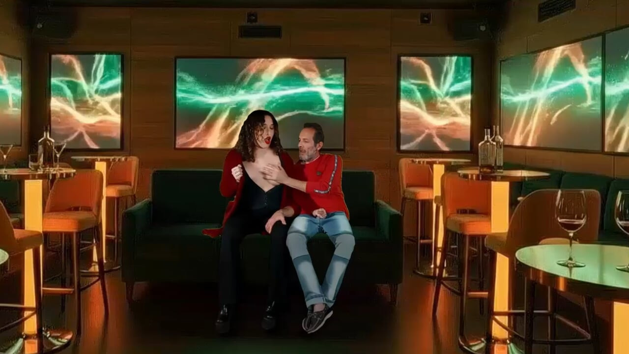 I masturbated a nightclub manager in the VIP room while my husband films