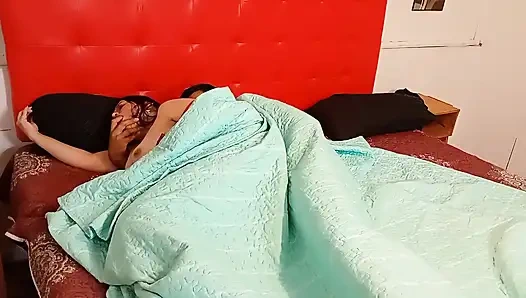 Big Ass Stepmother Shares a Bed with Stepson with a Big Cock
