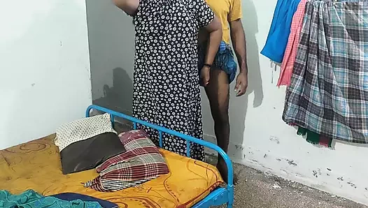 I inserted my big cock into Aunty's hairy pussy