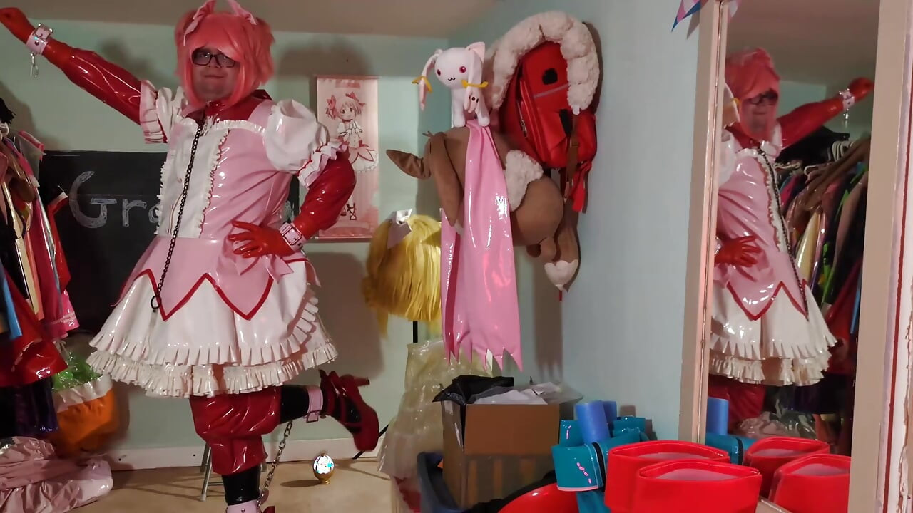 PVC Suit Magical Girl Madoka Layered and Bound