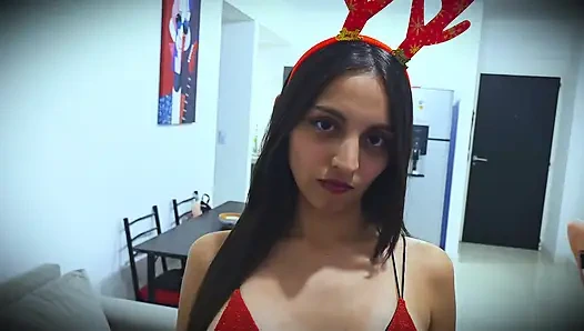 Arkadaşım Noel için bana lezzetli bir ANAL verdi